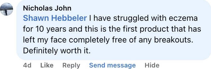 Customer comment