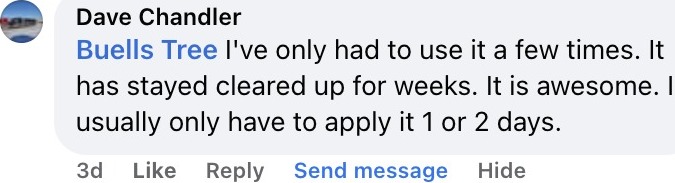 Customer comment